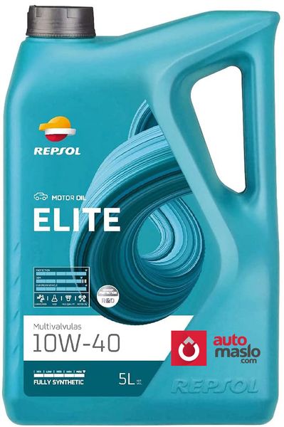 Repsol Elite Multivalvulas 10W-40, 5л RPP0064MFB фото